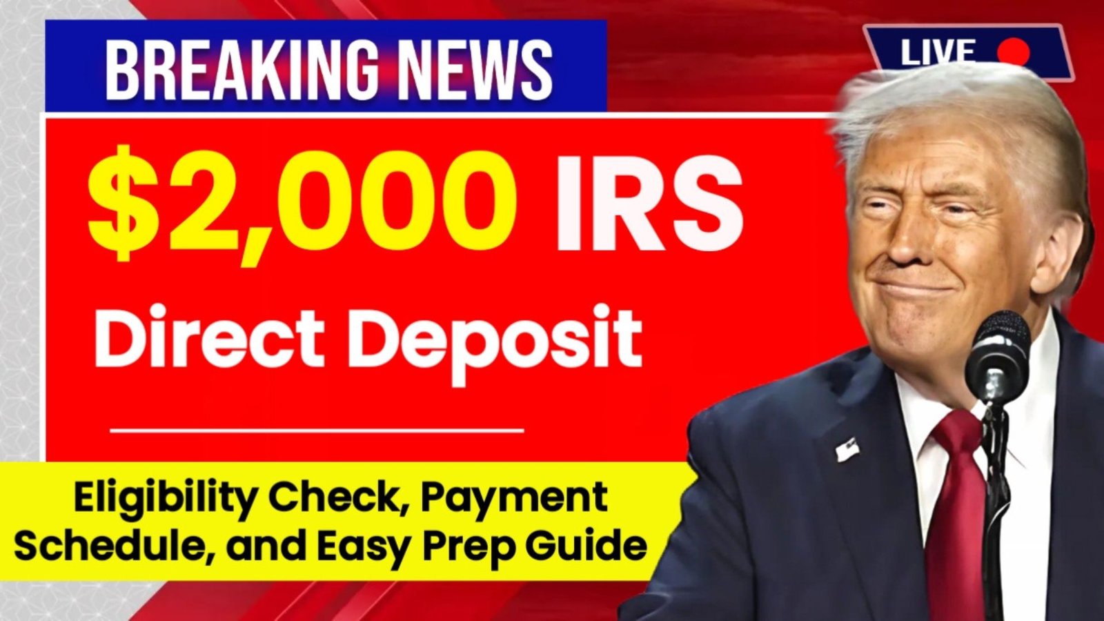 $2,000 IRS Direct Deposit November 2025: Eligibility Check, Payment Schedule, and Easy Prep Guide